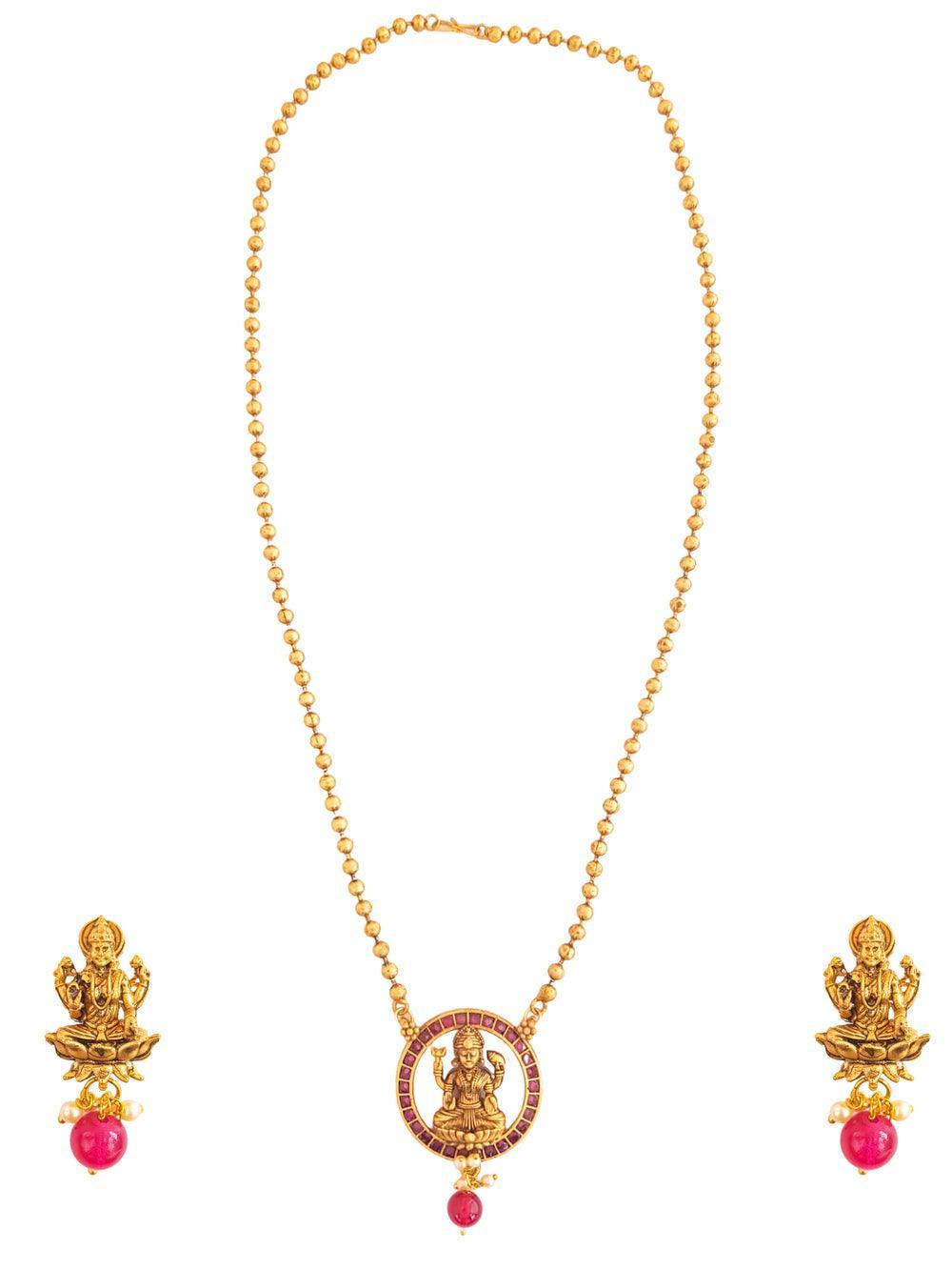 Gold Plated Elegant Necklace Set - Griiham