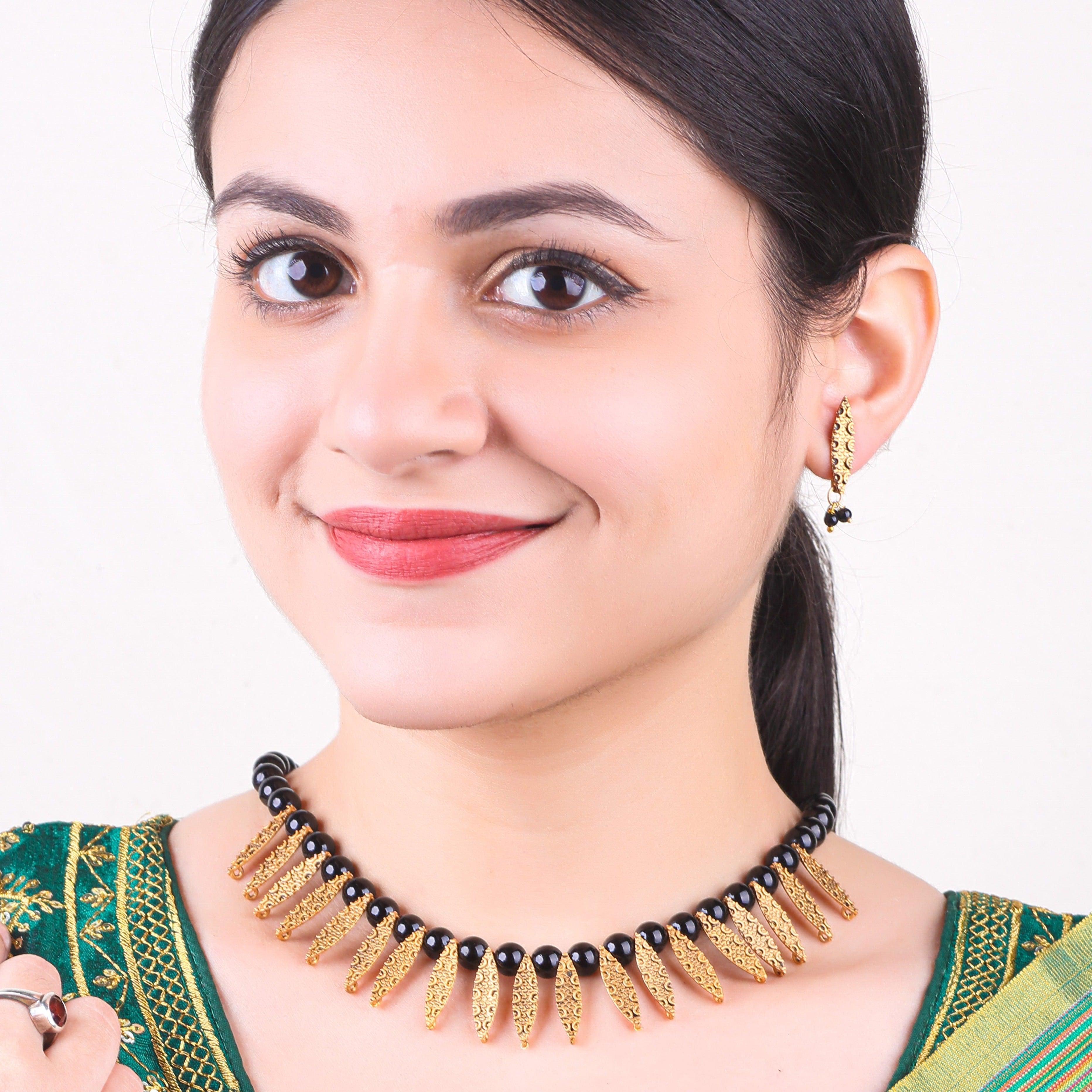 Gold Plated Elegant Necklace Set