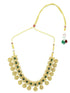 Gold Plated Elegant Necklace Set with diff Colours 8901N - Griiham