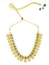 Gold Plated Elegant Necklace Set with diff Colours 8901N - Griiham