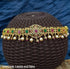 Gold Plated Free Size Real AD Stone Multicolour Vodiannam/Waist belt/Kamar bandh