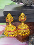 Gold Plated Jhumki with AD Stones 19202 - Griiham