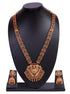 Gold Plated Long Necklace Set with diff Colours 8997N - Griiham