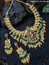 Gold Plated Multicolor Short Necklace Set - Griiham