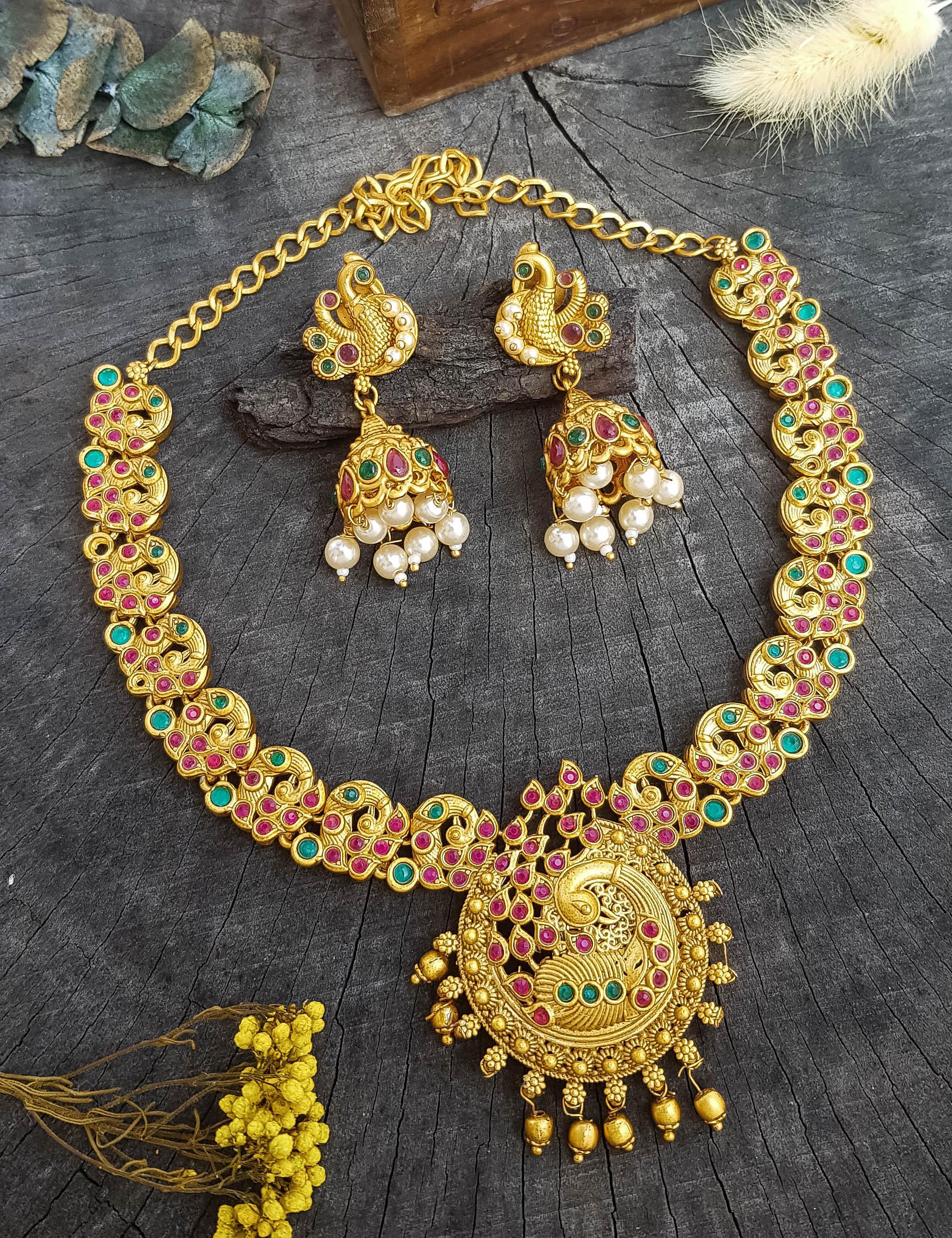 Gold Plated Necklace Set