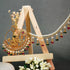 Gold Plated Nosepin / Nath with pearl hanging 9683N - Griiham