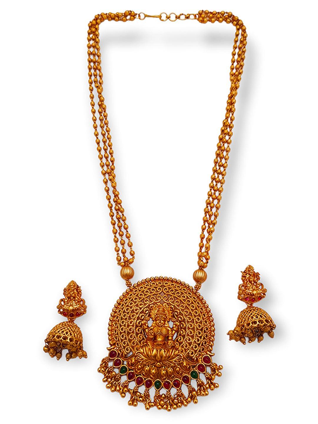 Gold Plated Pendant set - Griiham