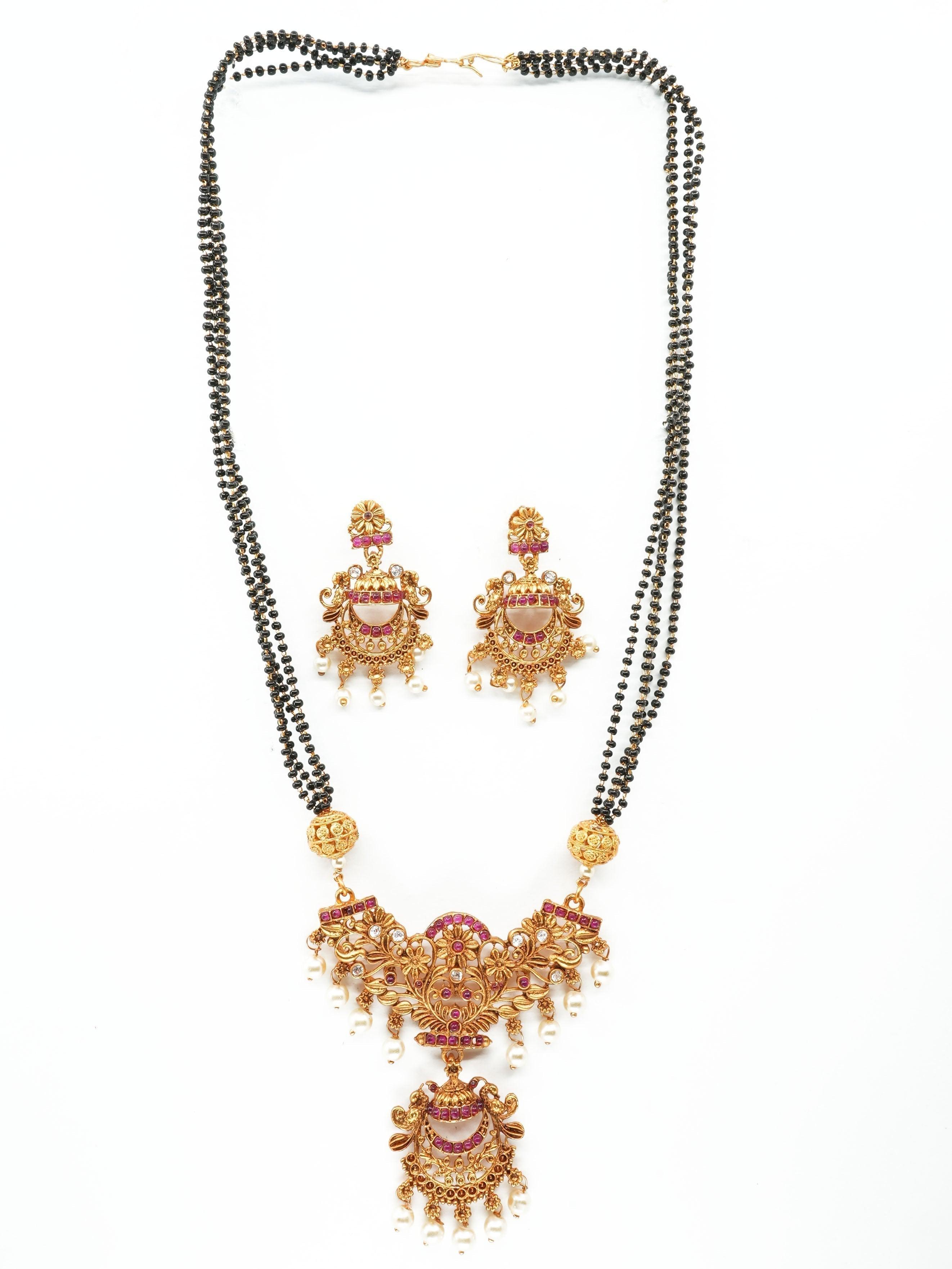 Gold Plated Pendant set - Griiham