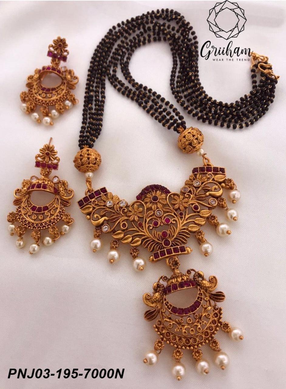 Gold Plated Pendant set