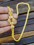 Gold Plated Real Gold Finish Royal design CZ Studded Mopu Chain CAG03-248-3932N