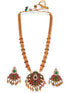 Gold Plated Royal Long Hara Necklace set - Griiham