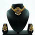 Gold Plated Royal Short Peacock Choker Necklace set - Griiham