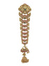 Gold Plated Ruby Colour Studded Hair Jada/Amboda / Hair Pin/Rakhdi/Amboda/Pin 17510N - Griiham