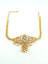 Gold Plated Sayara Collection Choker Set with best quality CZ stones 8846N - Griiham