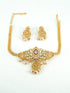 Gold Plated Sayara Collection Choker Set with best quality CZ stones 8846N - Griiham