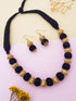 Gold Plated Silk thread Necklace Set - Griiham