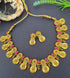 Gold Plated Special Laxmi Coin Necklace set