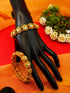 Gold Plated Studded Set of 2 AD bangles - Griiham