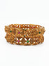 Gold Plated Studded Set of 2 AD bangles - Griiham