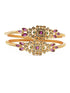 Gold Plated Studded Set of 2 AD bangles - Griiham