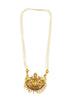 Gold Plated Stylish Pendant Set with pearl mala - Griiham