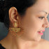 Gold Plated Temple Collection Earrings Jhumka - Griiham