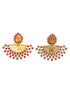 Gold Plated Temple Collection Earrings Jhumka - Griiham