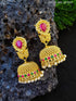 Gold Plated Top quality Real AD Stones Jumkis / Earrings 10755N - Griiham