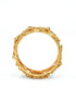 Gold Plated adjustable Rajwadi Kada Bangle with screw - Griiham