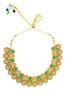 Gold Plated colored stone Necklace set 9490N - Griiham