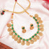 Gold Plated colored stone Necklace set 9494N - Griiham