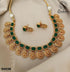 Gold Plated colored stone Necklace set 9494N - Griiham