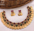 Gold Plated colored stone Necklace set 9545N - Griiham