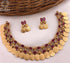 Gold Plated colored stone Necklace set 9545N - Griiham