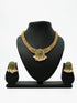 Gold Plated colored stone ball Necklace set 9554N - Griiham