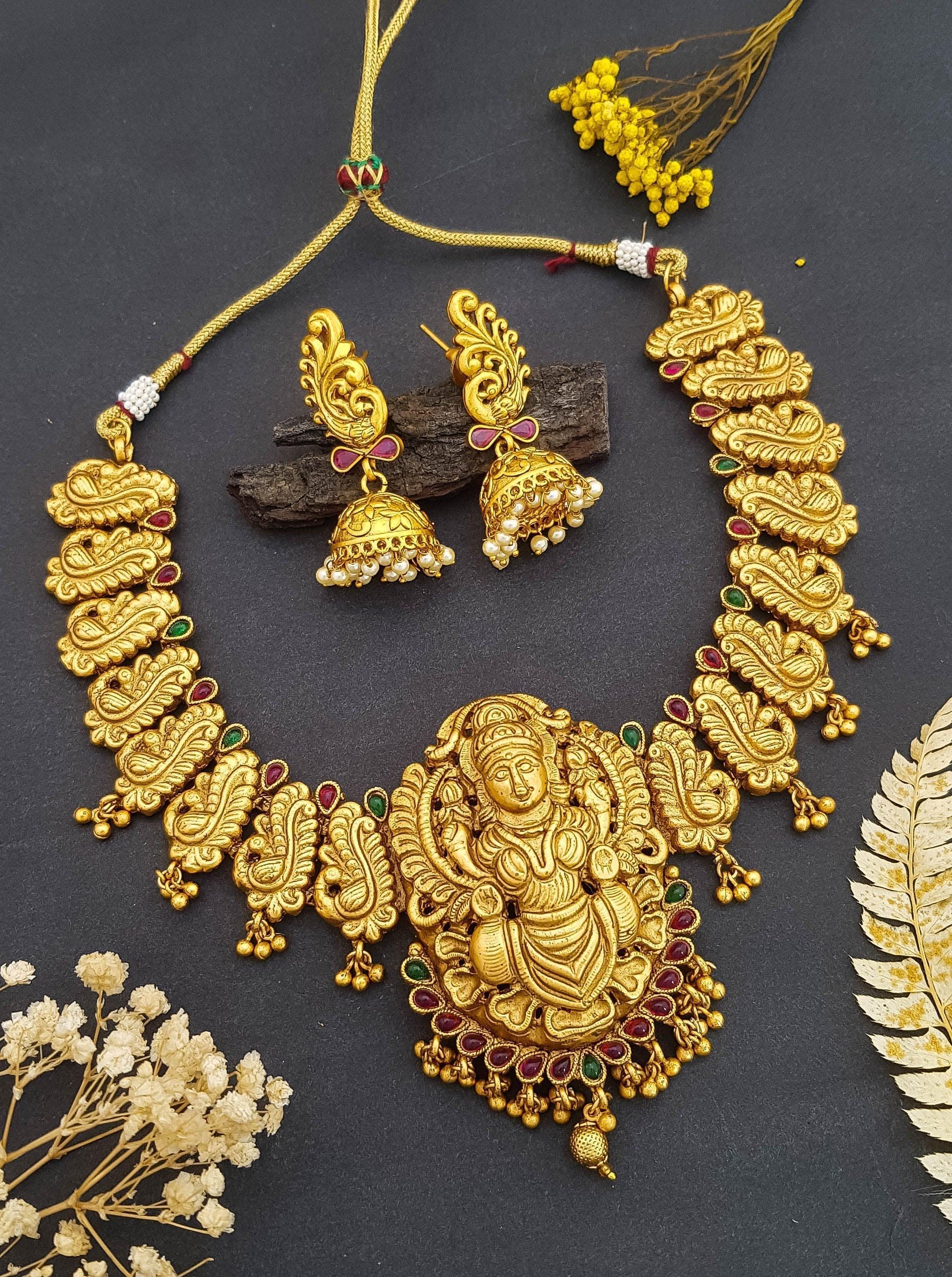 Gold Plated designer Necklace set