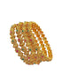 Gold Plated set of 4 AD bangles - Griiham