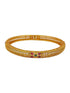 Gold Plated set of 6 Temple collection bangles - Griiham