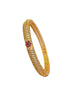 Gold Plated set of 6 Temple collection bangles - Griiham