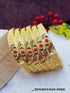 Gold Plated set of 6 bangles