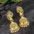 Gold Plated traditional coral Studded Jhumka / stud/ earrings 8543N - Griiham