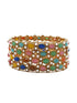 Gold Plated with Multii colour Stones Set of 4 bangles 11540A - Griiham