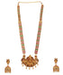 Gold finish Classic Long Laxmi Hara Necklace - Griiham