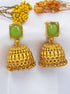 Gold plated AD Earrings jhumka