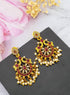 Gold plated Classic AD Jhumka Earrings