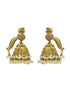 Gold plated Classic design Jhumka Earrings - Griiham