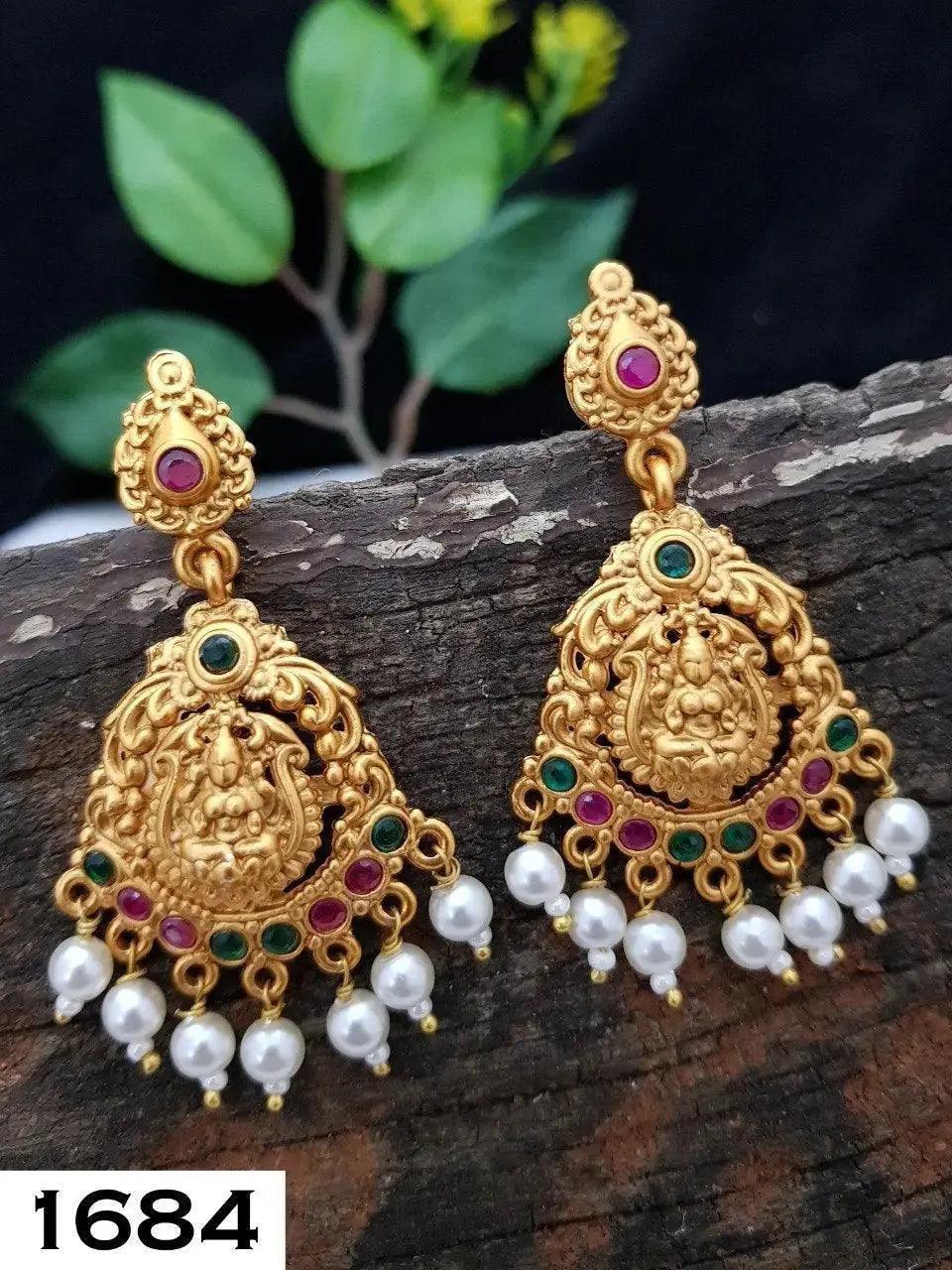 Gold plated Jhumka Earrings