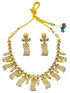 Gold plated Light weight Jaali work Necklace Set