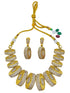 Gold plated Light weight Jaali work Necklace Set