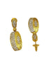 Gold plated Light weight Jaali work Necklace Set